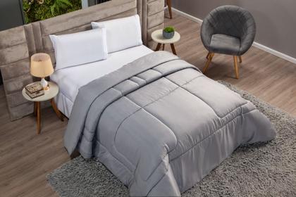 Imagem de Kit Edredom Casal Queen 400 Fios + Lençol Com Fronhas Toque acetinado