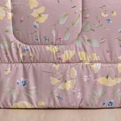 Imagem de Kit Edredom Dupla Face 2,40m x 2,20m Bouti 03 Peças - Lavanda