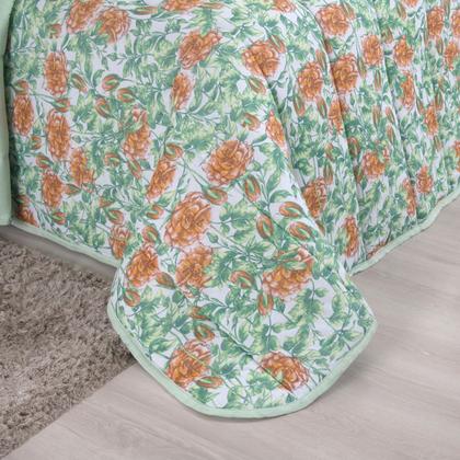 Imagem de Kit Edredom Estampado 03 Pçs Malha 100% Algodão Dupla Face Lençol Completo