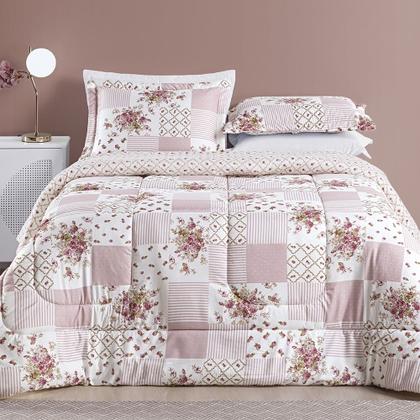 Imagem de kit edredom MACIO 3 peças QUEEN KING e SUPER KING estampado