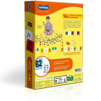 Imagem de Kit Educativo Caixinha De Numeros 164 Peças 2488 - Toyster