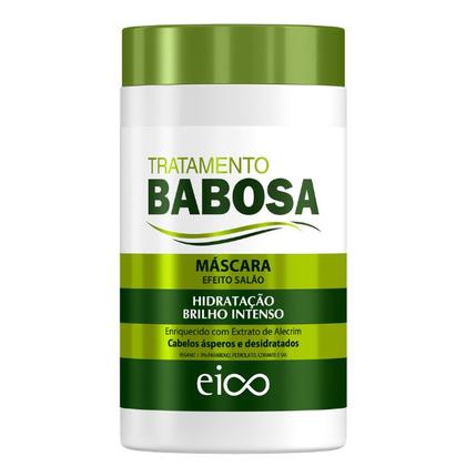 Imagem de Kit Eico Babosa Shampoo Condicionador 450ml + Máscara Creme Hidatação 1kg