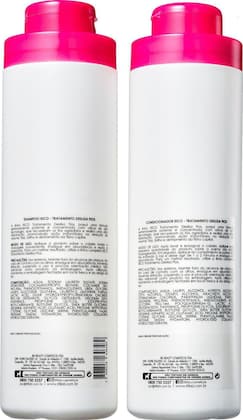 Imagem de Kit Eico Deslisa Fios Shampoo 800ml e Condicionador 450ml Liso e AntiFrizz