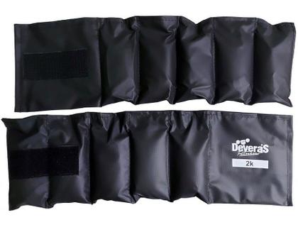 Imagem de kit elastico exercicio treino em casa elástico extensor + tornozeleira peso 2 kg caneleira de peso + colchonete para academia