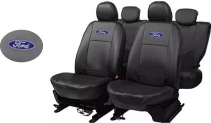 Imagem de Kit Elegância Ford Courier 2007-2013 + Capas, Volante e Chaveiro - Luxo Duradouro