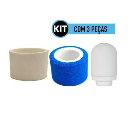 Imagem de Kit Elementos Filtro De Ar Odontologico Triomedio 1/2 Fluir