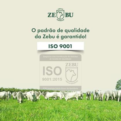 Imagem de Kit Eletrificador Solar Cerca Rural Zebu 20km com bateria de litio Interna zs10ibi