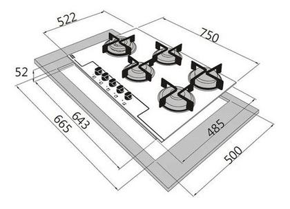 Imagem de Kit Eletros De Cozinha - Coifa, Forno E Cooktop - Franke