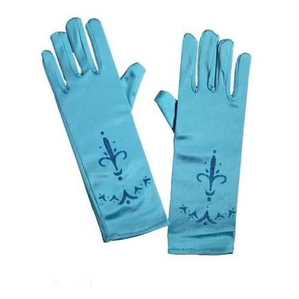 Imagem de Kit Elsa Frozen Fantasia Trança Coroa Luvas Varinha