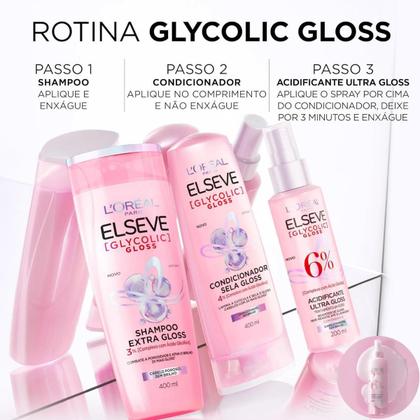 Imagem de Kit Elseve Acidificante Elixir Ultra Gloss Acido Glycolic