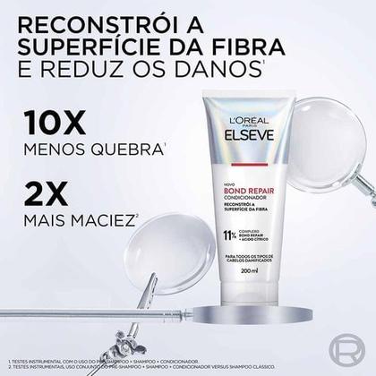 Imagem de Kit Elseve Bond Repair - Pré Shampoo + Shampoo + Condicionador + Leave in