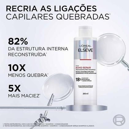 Imagem de Kit Elseve Bond Repair - Pré Shampoo + Shampoo + Condicionador + Leave in