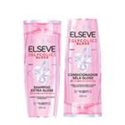 Imagem de Kit elseve glycolit gloss shampoo+condicionador 200 ml