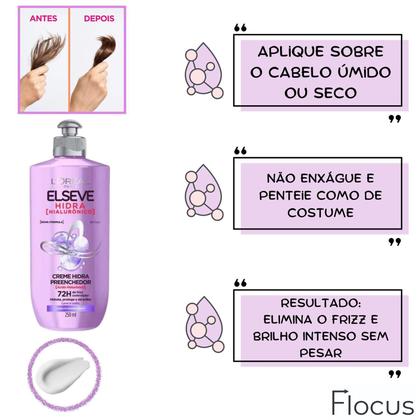 Imagem de Kit Elseve Hydra Hialurônico Óleo Extraordinário Paris Creme