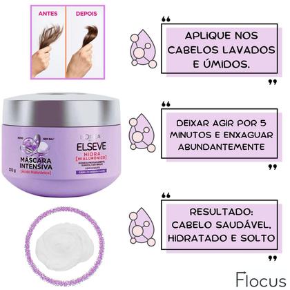 Imagem de Kit Elseve Hydra Hialurônico Óleo Extraordinário Paris Creme
