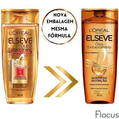 Imagem de Kit Elseve Óleo Extraordinário Loreal Paris Cabelos Secos Nutrição Hidratação