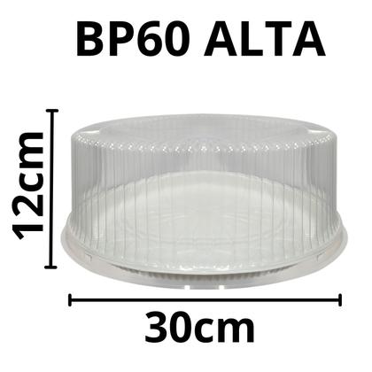 Imagem de Kit Embalagem Plástica Multiuso Redonda Para Bolo BP60 Pacote Com 10 Unidades