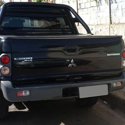 Imagem de Kit Emblemas L200 Outdoor 4x4 Hpe 2007 Adesivo Grafite