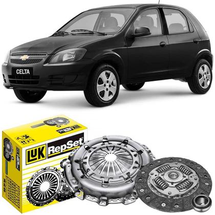 Imagem de Kit Embreagem Chevrolet Celta 1.0 1.4 2001 a 2016 Luk