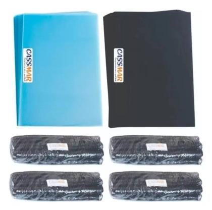 Imagem de Kit encadernação encadernadora  + 100 capas e espirais