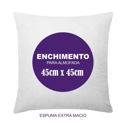 Imagem de Kit Enchimentos Refil Almofada 45x45 Espuma Extra Macio Várias Opções