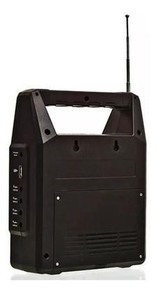 Imagem de Kit Energia Solar Para Acampamento Com Rádio Fm + 3 Lâmpadas De Leds