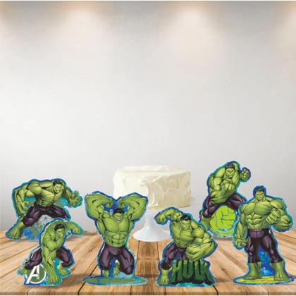 Imagem de Kit Enfeite Imp em EVA - Vingadores HULK - 01 unidade - Piffer-  Rizzo