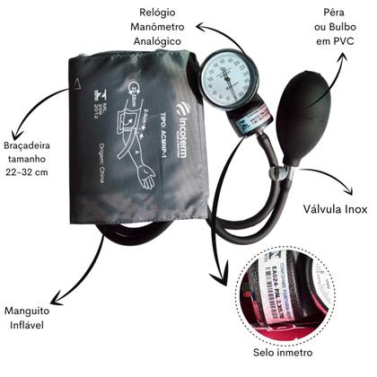 Imagem de Kit Enfermagem Academico Com Aparelho de Pressao Estetoscopio Rappaport Duplo Estagio Completo