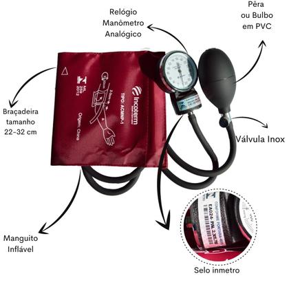 Imagem de Kit Enfermagem Academico Com Aparelho de Pressao Estetoscopio Rappaport Duplo Estagio Completo