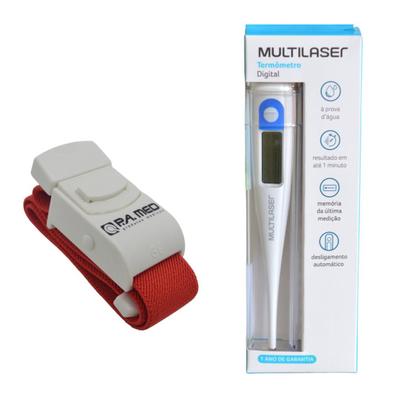 Imagem de Kit Enfermagem Academico Com Aparelho de Pressao Estetoscopio Rappaport Duplo Estagio Completo