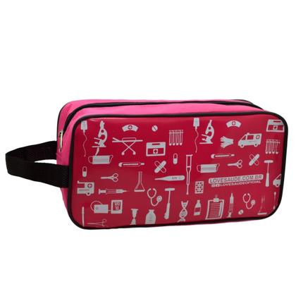 Imagem de Kit Enfermagem Acadêmico Com Aparelho de Pressão Estetoscópio Rappaport Duplo Estampado Estágio Completo