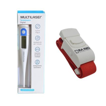 Imagem de Kit Enfermagem Acadêmico Com Aparelho de Pressão Estetoscópio Rappaport Duplo Estampado Estágio Completo