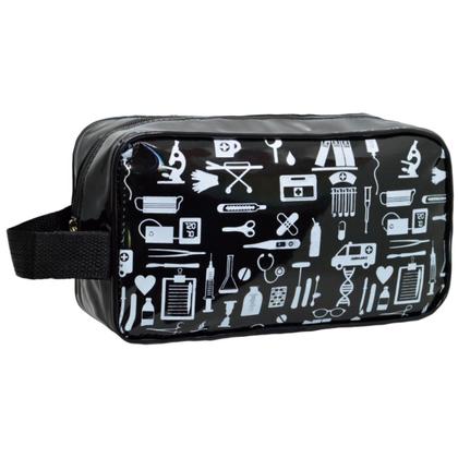 Imagem de Kit Enfermagem Acadêmico Com Aparelho de Pressão Estetoscópio Rappaport Duplo Estampado Estágio Completo