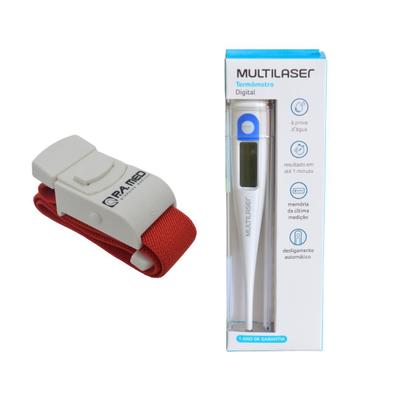 Imagem de Kit Enfermagem Acadêmico Com Aparelho de Pressão Estetoscópio Rappaport Duplo Estampado Estágio Completo