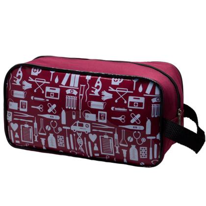 Imagem de Kit Enfermagem Acadêmico Com Aparelho de Pressão Estetoscópio Rappaport Duplo Estampado Estágio Completo