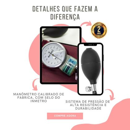 Imagem de Kit Enfermagem Acadêmico Com Aparelho de Pressão Estetoscópio Rappaport Duplo Estampado Estágio Completo