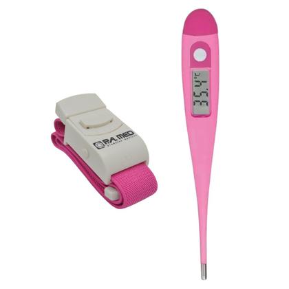 Imagem de Kit Enfermagem Acadêmico Com Aparelho de Pressão Estetoscópio Rappaport Duplo Estampado Estágio Completo