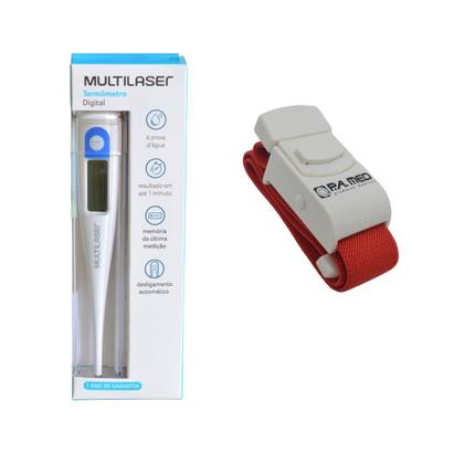 Imagem de Kit Enfermagem Academico Com Aparelho de Pressao Estetoscopio Rappaport Duplo Transparente Estagio Completo