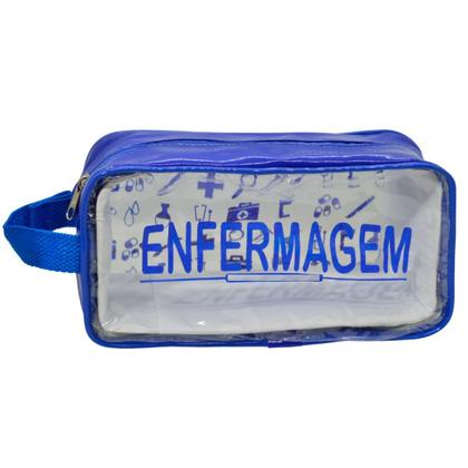 Imagem de Kit Enfermagem Academico Com Aparelho de Pressao Estetoscopio Rappaport Duplo Transparente Estagio Completo