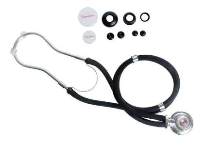 Imagem de Kit Enfermagem Com Esfigmo + Estetoscopio Duplo Rappaport