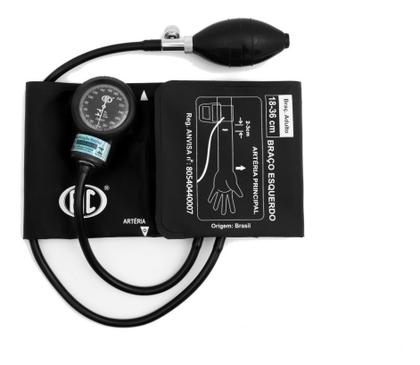 Imagem de Kit Enfermagem Com Esfigmomanômetro NEW INNOVA PLUS + Estetoscopio Duplo Rappaport Premium