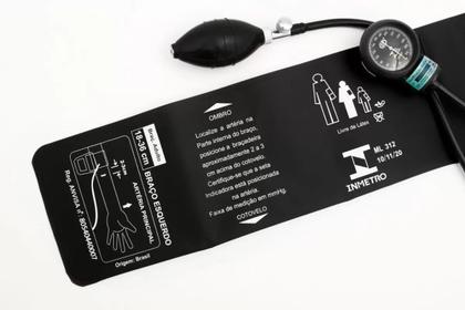 Imagem de Kit Enfermagem Com Esfigmomanômetro NEW INNOVA PLUS + Estetoscopio Duplo Rappaport Premium