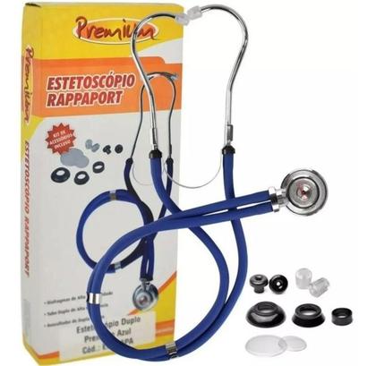 Imagem de Kit Enfermagem Esfigmomanometro + Esteto Duplo + Termometro