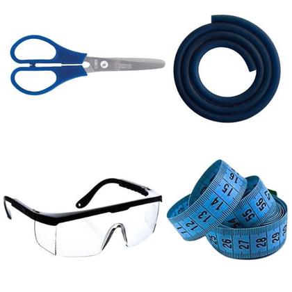 Imagem de Kit Enfermagem Transparente Academico Aparelho Pressao Bolsa Estetocópio Multi PAMED