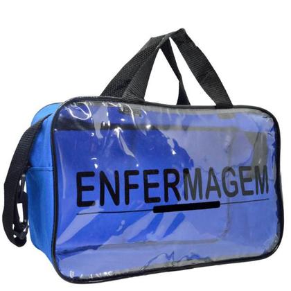 Imagem de Kit Enfermagem Transparente Academico Aparelho Pressao Bolsa Estetocópio Multi PAMED