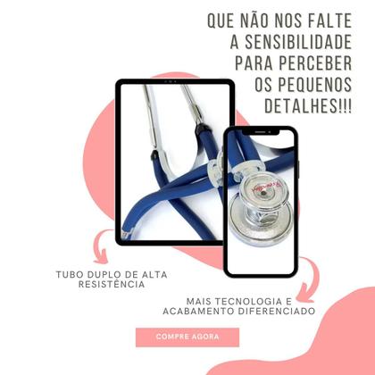 Imagem de Kit Enfermagem Transparente Completo Aparelho Pressao Manual Estetoscopio Multi Premium