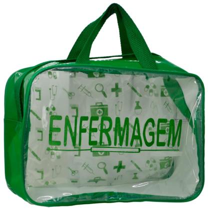 Imagem de Kit Enfermagem Transparente Completo Aparelho Pressao Manual Estetoscopio Multi Premium