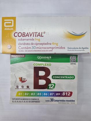 Imagem de Kit Engordar Cobavital Comp + Complexo B Concentrado 30cp