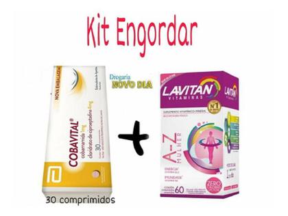 Imagem de Kit Engordar Cobavital + Lavitan 60 Comp