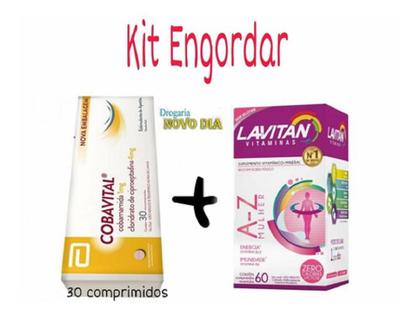 Imagem de Kit Engordar Cobavital Lavitan 60 Comp Original